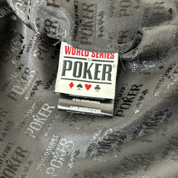 Leather World Series of poker jacket - Picture 9 of 12